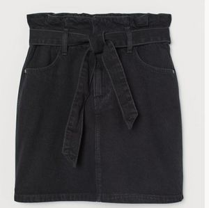 H&M Denim Paperbag skirt
